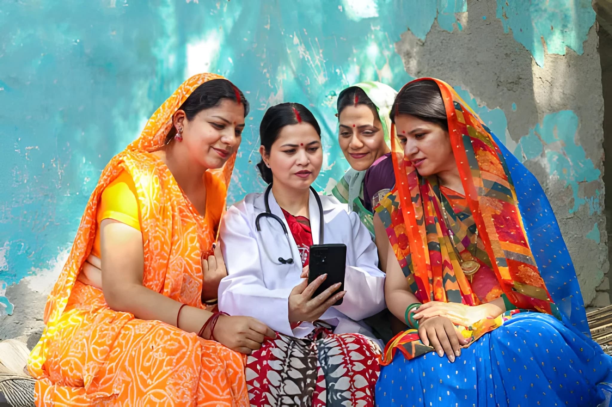 Doctor using telemedicine