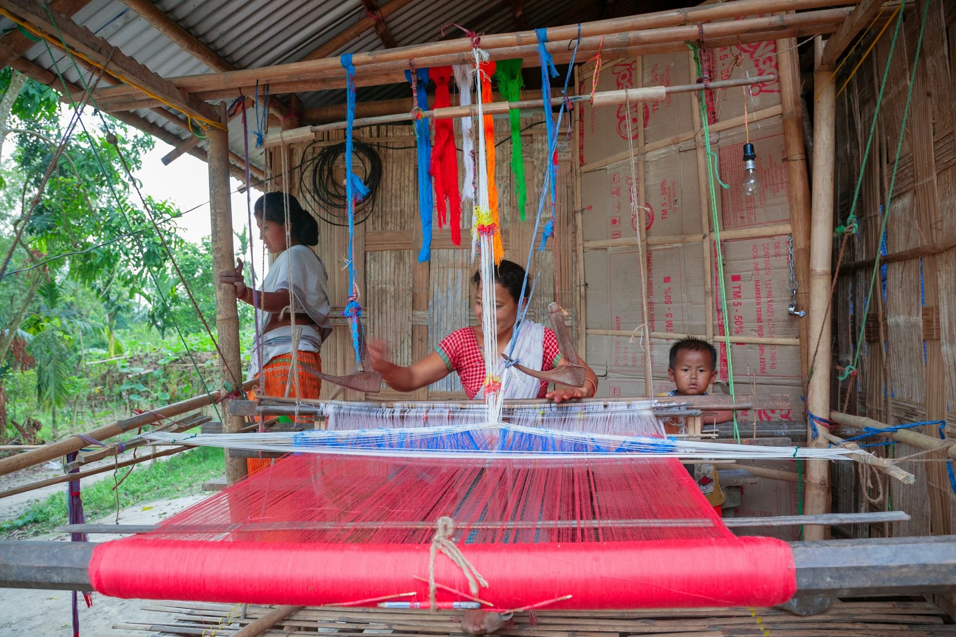 Rural women artisans at work